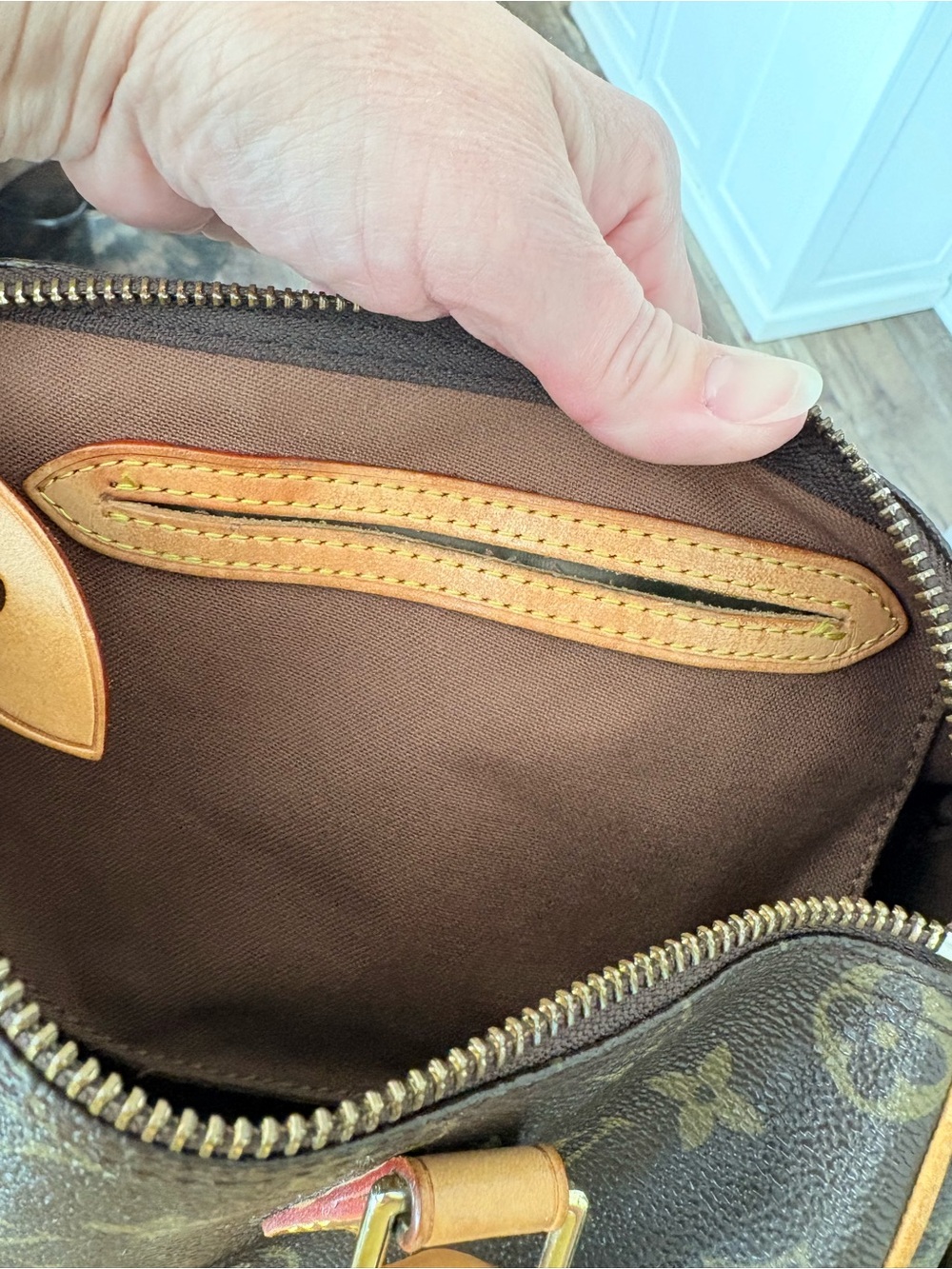 Louis Vuitton Brown Monogram Top-Handle Satchel - Picture 12 of 15